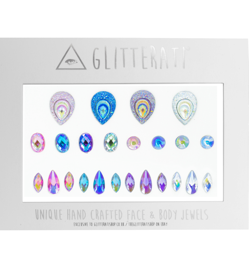 Zodiac Face & Body Jewels Gems Set - Complete Adhesive Gem Set
