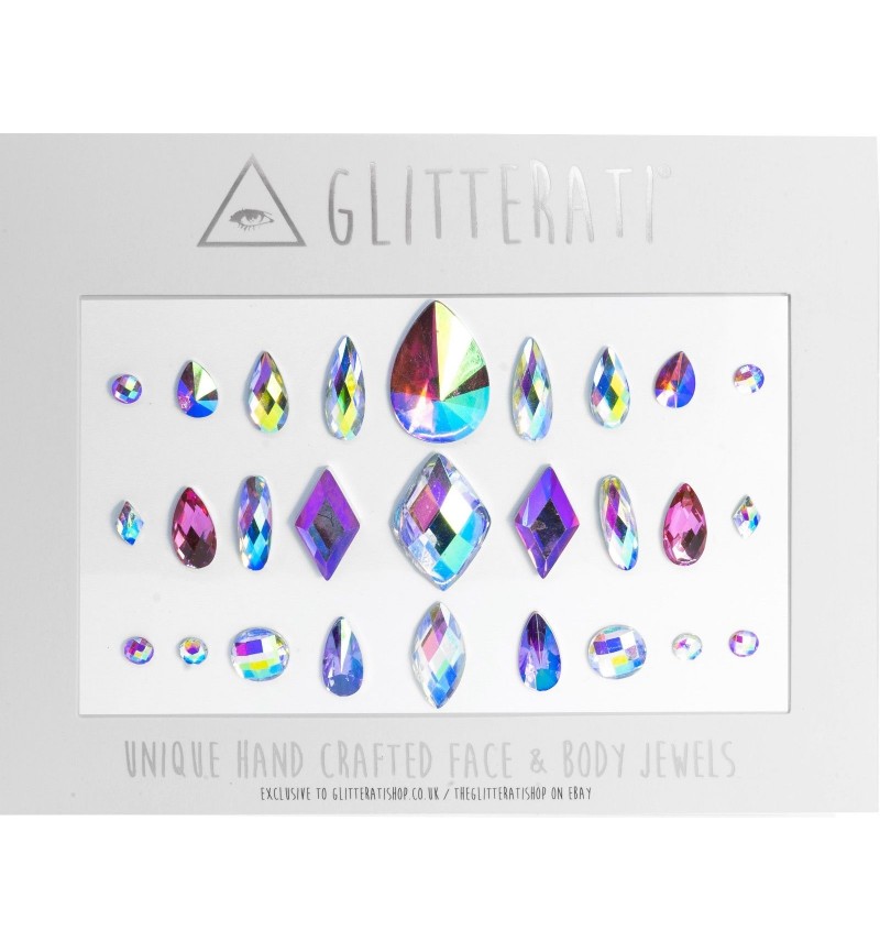 Pick & Mix Face & Body Jewels Gems Set - Complete Adhesive Gem Set
